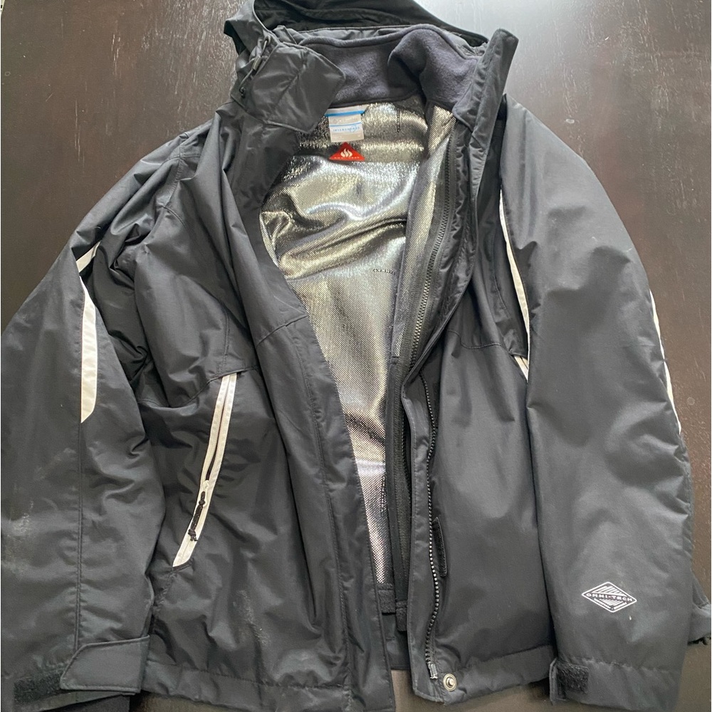 Black Columbia winter jacket